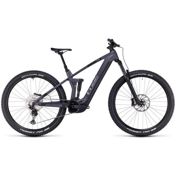 Elektrinis dviratis Cube Stereo Hybrid 140 HPC Race 625 29 grey'n'chrome 2023-18" / 29 / M
